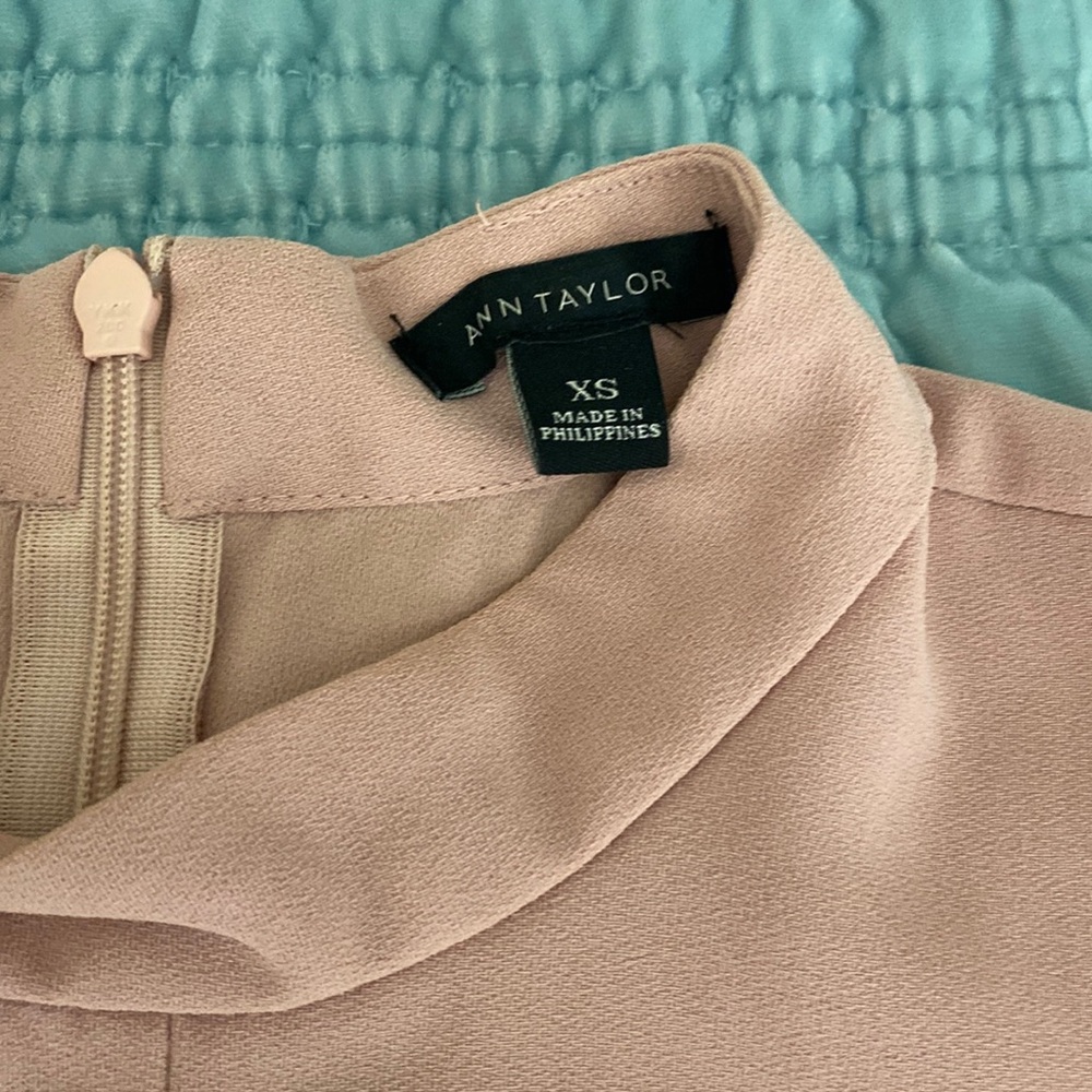 Sleeveless Peplum ann Taylor top